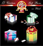 Christmas Box Luxury Collection on Black - Set 1
