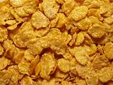 Corn flakes background and texture