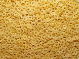 Round pasta background and texture