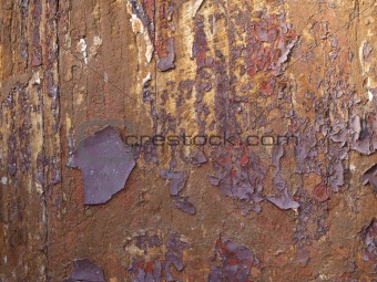 Aged painted wood background and texture