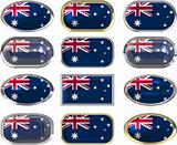 twelve buttons of the Flag of Australia
