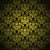 floral gothic gold