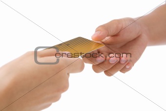 Paying using gold credit card