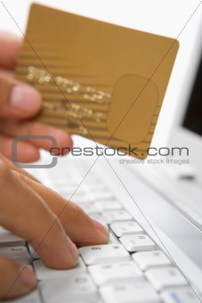 Using credit card for online transaction