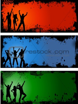 Grunge party backgrounds