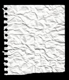 Paper from a notebook