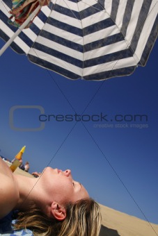Woman under Parasol