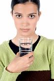 girl with glass of water