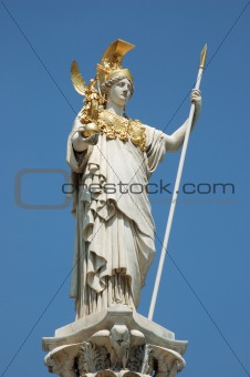 Statue of Athena the Goddess of Wisdom