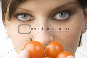 the eyes and tomato