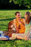 Girls on picnic