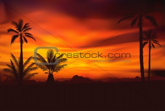 Tropical sunset 4