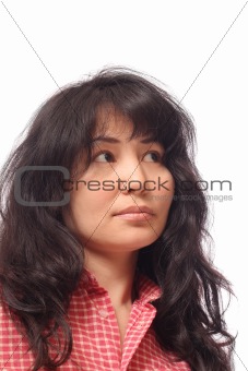 Long-haired Asian girl