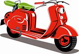 red scooter