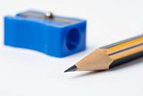 Pencil and pencil sharpener