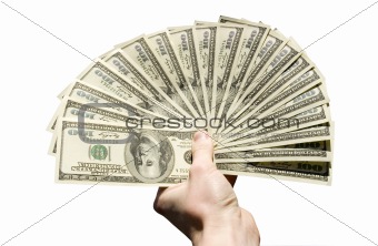money in hand 