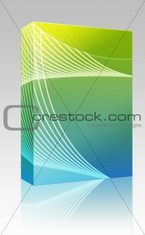 Abstract wallpaper box package