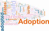 Adoption word cloud
