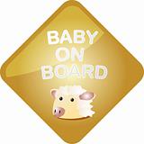 Baby on board sheep
