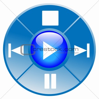 Multimedia interface icon