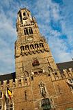 Clock tower in Brugge, Belgium