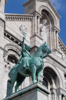 Sculpture of Sacre Coeur