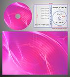 Abstract design template for dvd label and box-cover.