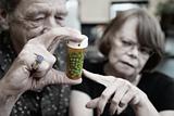 Senior Couple at Home with Prescription