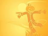 Halloween Scarecrow Background