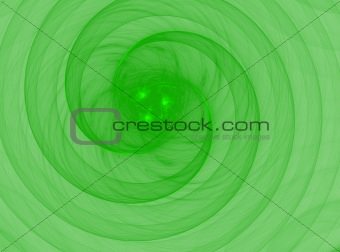 Green Spiral background