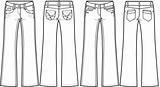 ladies denim jeans (skinny flare)