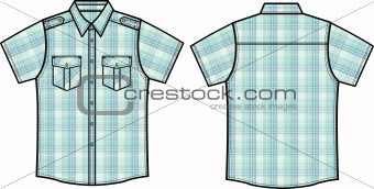 men summer checked shirts