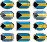 twelve buttons of the  Flag of Bahamas