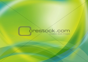 abstract green / blue design