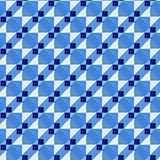 blue art deco pattern