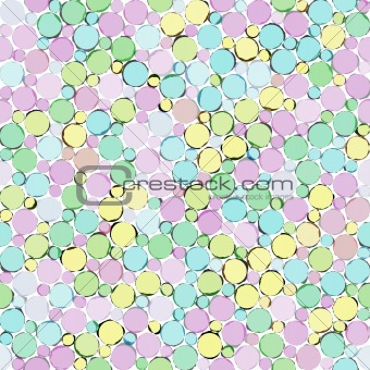 sketch pastel bubble pattern 