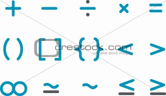 Math Icon Set