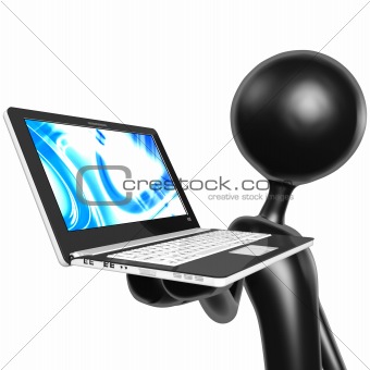 3D Character With Computer