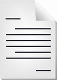 Letter document icon
