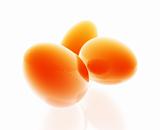 Glossy easter eggs