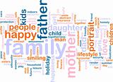Family word cloud
