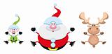 Christmas cartoon characters
