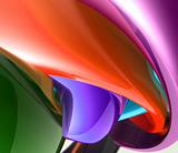 Colorful glossy abstract