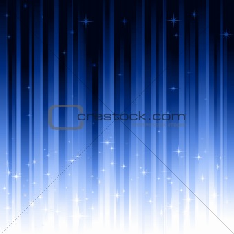 Stars blue vertically striped background