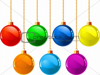 Christmas colour balls