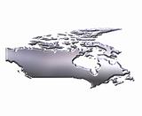 Canada 3D Silver Map