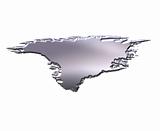 Greenland 3D Silver Map