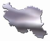 Iran 3D Silver Map