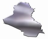 Iraq 3D Silver Map