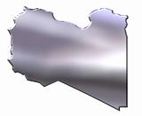 Libya 3D Silver Map